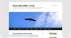 Desktop Screenshot of blog.maximebellemin.com