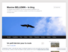 Tablet Screenshot of blog.maximebellemin.com